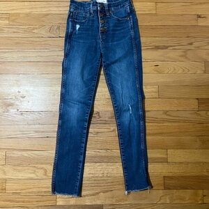 Madewell 10 Inch High Waist Skinny Jean Size 23 Petite